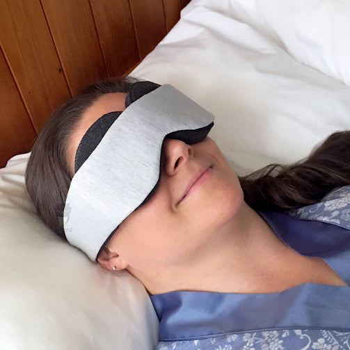 Sleep Mask for Men Women,100% Cotton Sleep Eye Mask with Fully Adjustable  Strap, 100% Light Blocking Eye Mask for Sleeping, 0 Pressure Eye Covers for